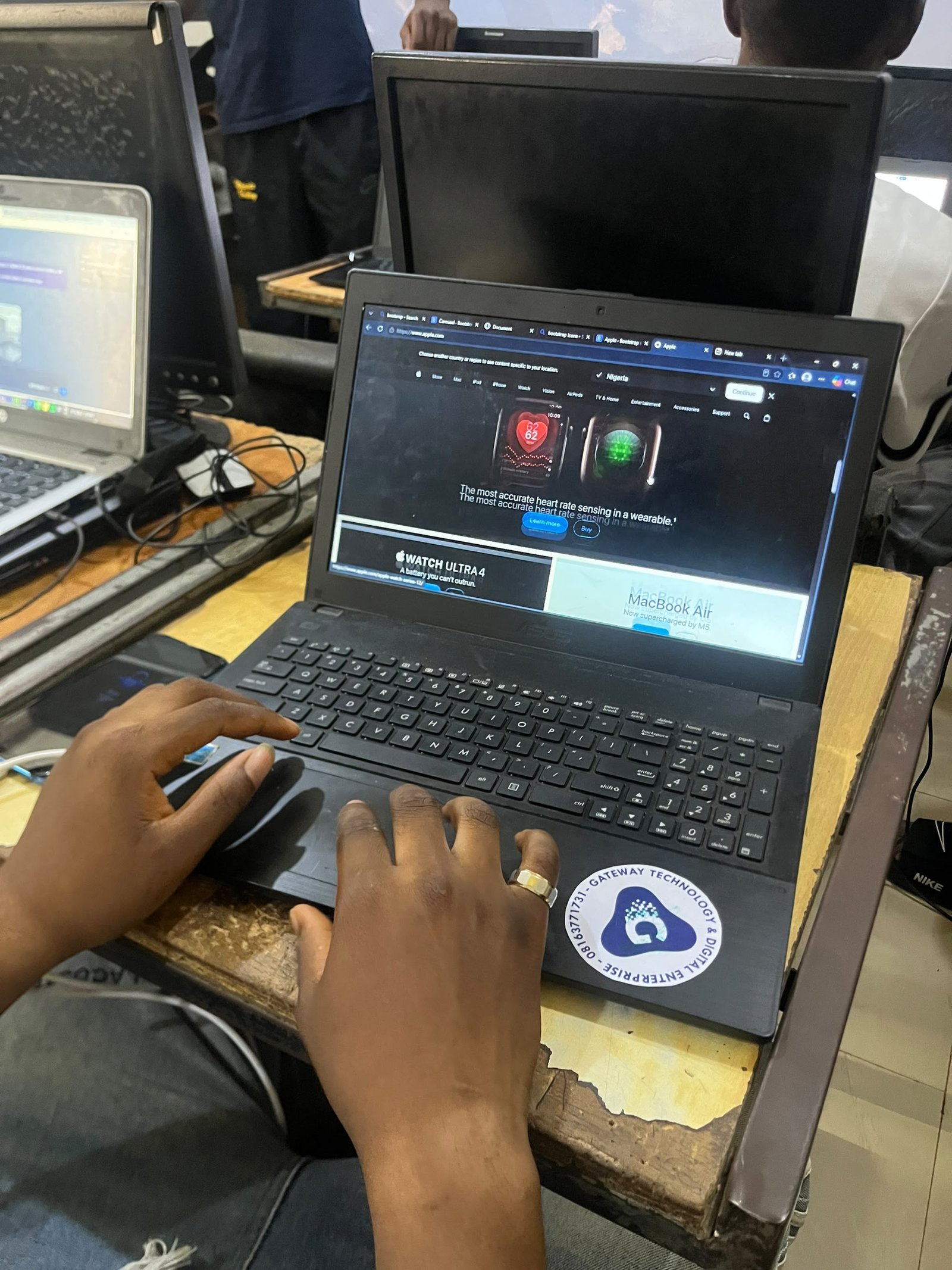 Trainees at Gateway Computers, Abuja